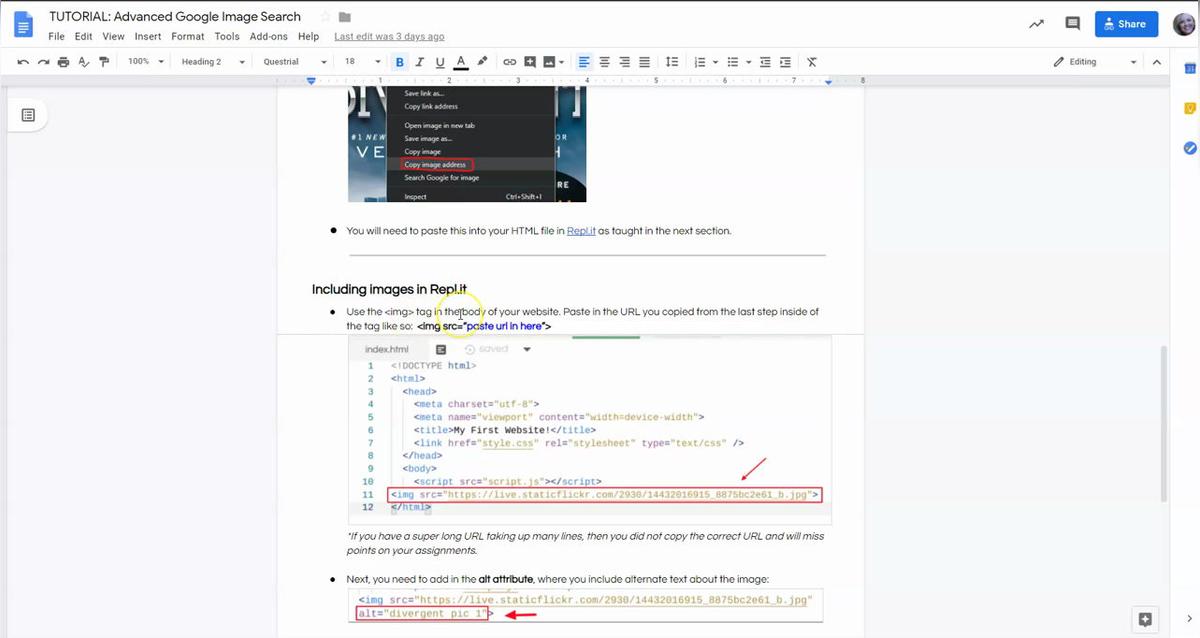 Adding Images Help