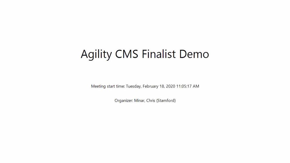 Agility CMS Finalist Demo.mp4