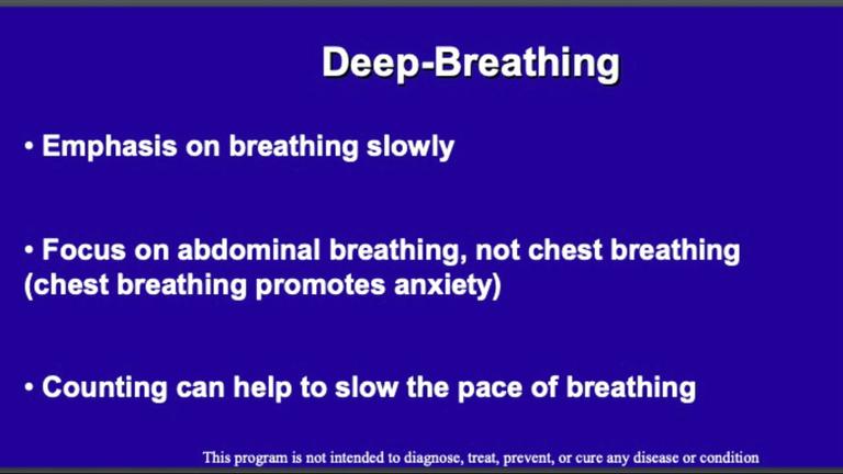 Deep-Breathing and Guided Imagery: 09:12