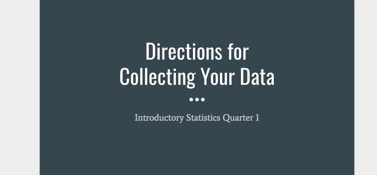 NEW Step 3 - Collecting Your Data.mp4