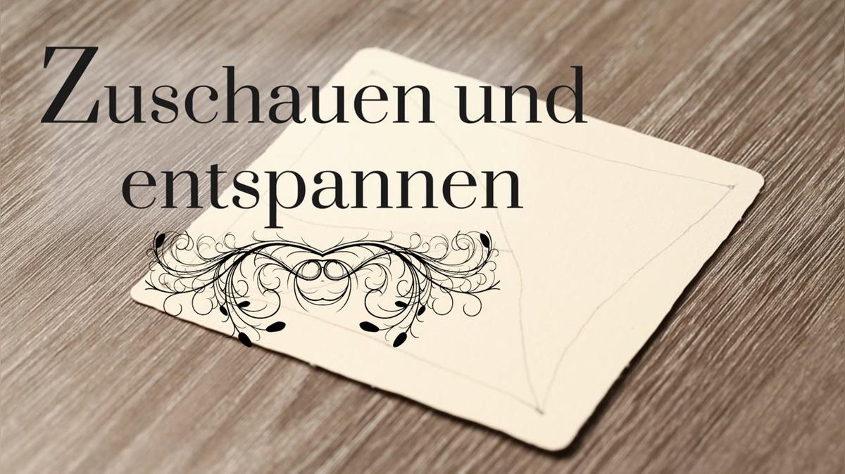Zuschauen und entspannen - Verliere dich im zentanglen