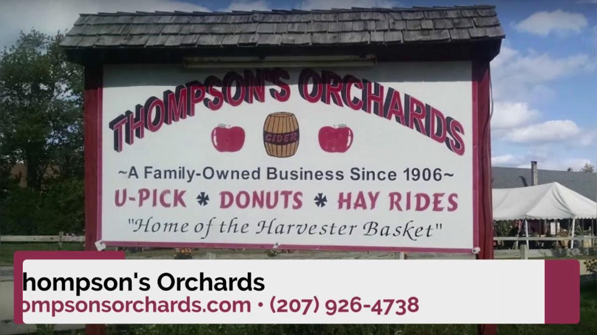 Pastries in New Gloucester ME, Thompson&#39;s Orchards