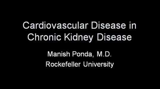 Cardiovascular Disease in Chronic Kidney Disease