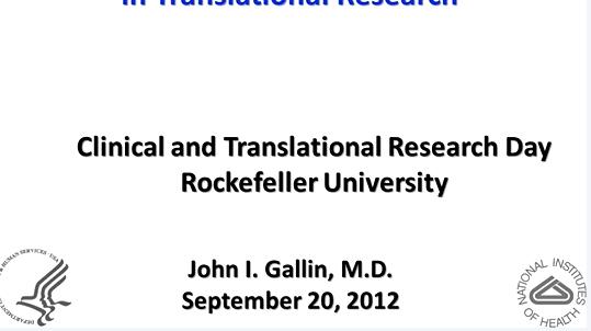 Clinical and Translational Research Day Part II