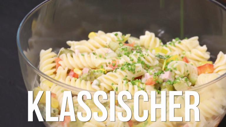 Klassischer Nudelsalat