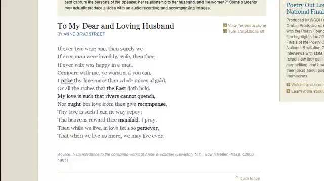 English 11 Anne Bradstreet -To My Dear and Loving Husband-.mp4