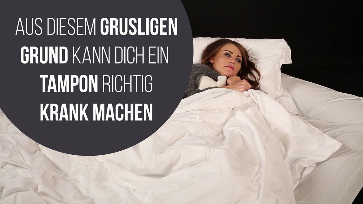 Aus diesem grusligen Grund kann dich ein Tampon richtig krank machen