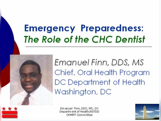 Emergency Preparedness 101 for Health Center Dental Providers