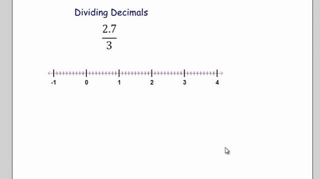Divide Decimals on the Number Line.mp4