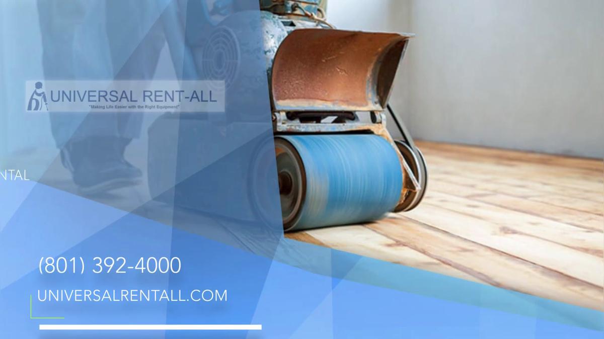 Equipment Rental in Ogden UT, Universal Rent-All Ogden