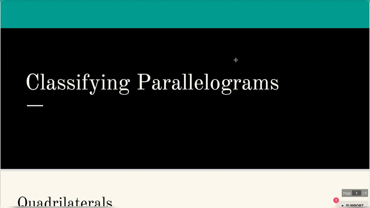 Classifying Parallelograms.mp4