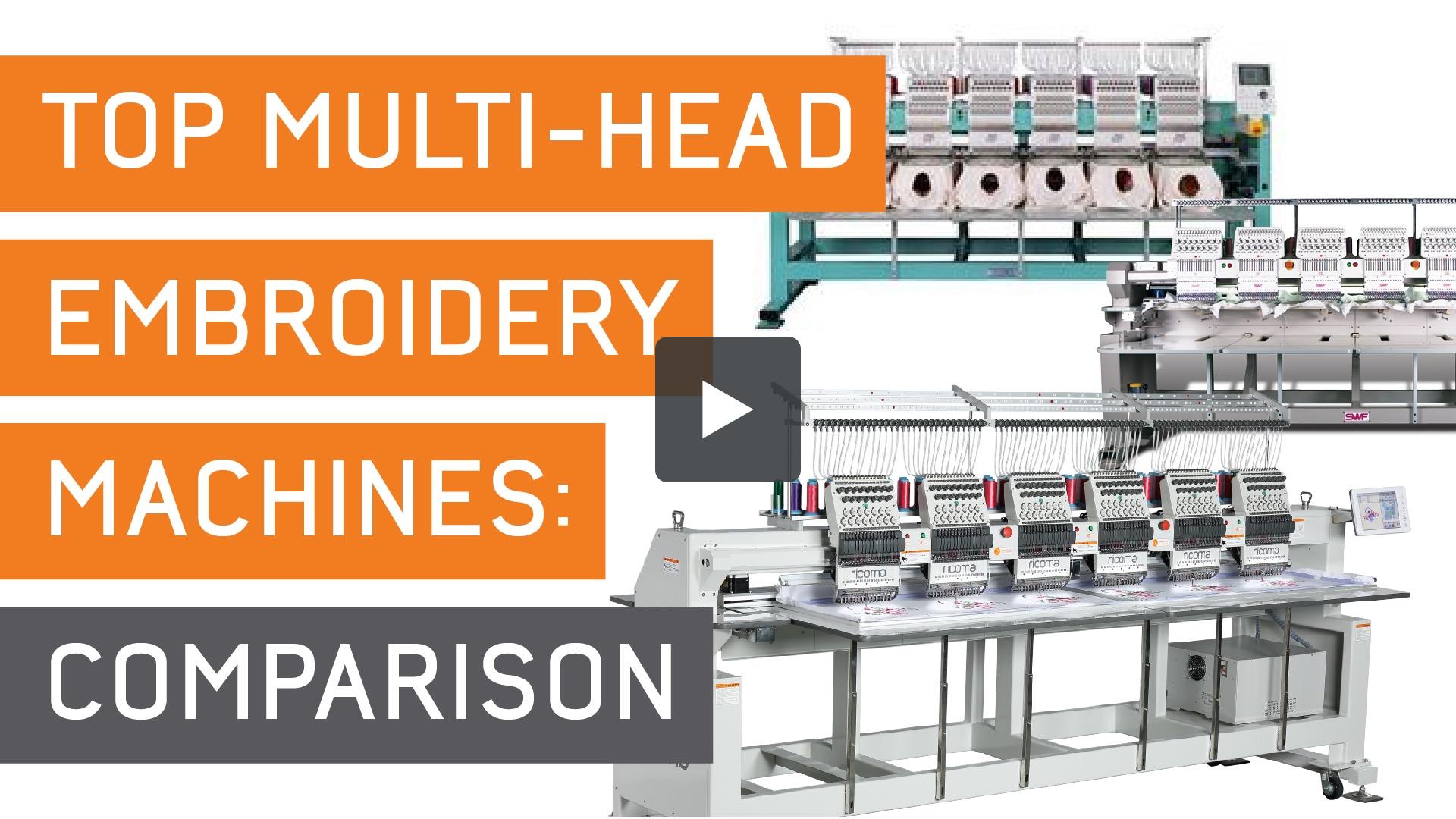Multi-head Embroidery Machine Comparison: Ricoma vs Tajima and SWF | Ricoma