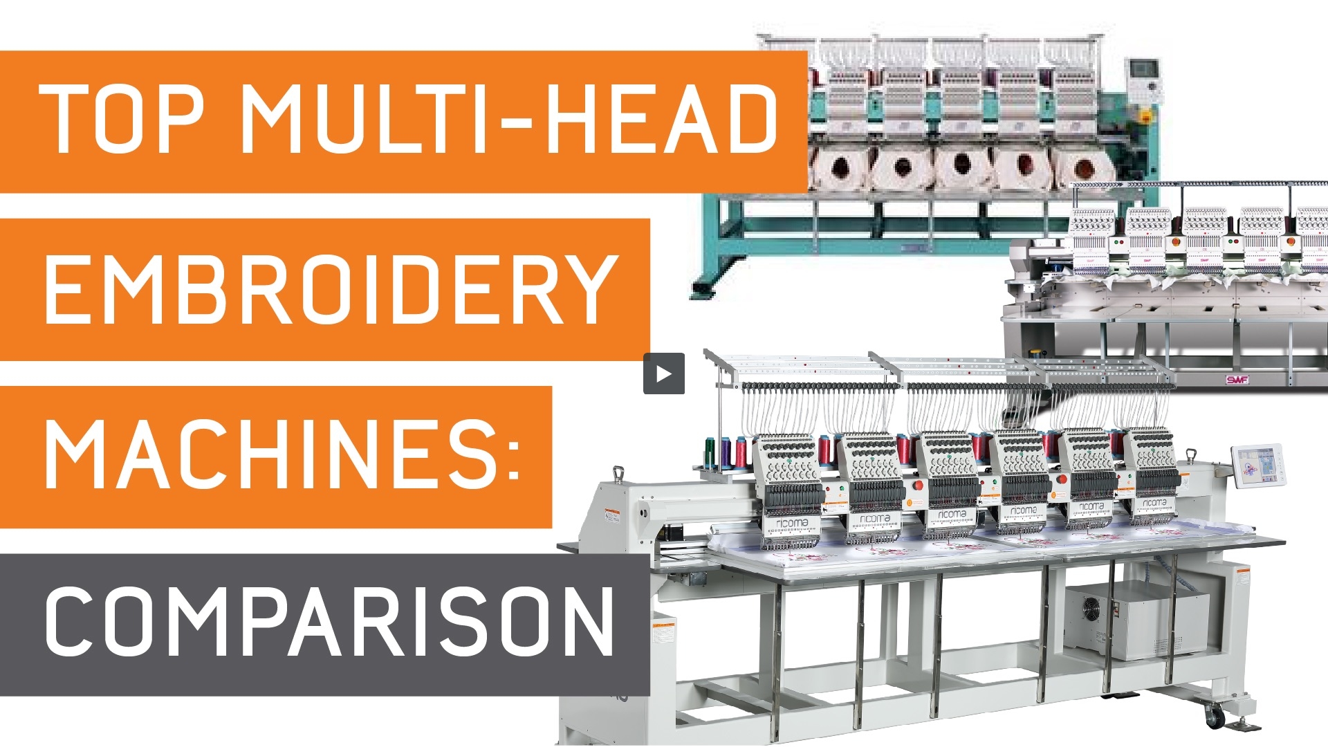 Multi-head Embroidery Machine Comparison: Ricoma vs Tajima and SWF | Ricoma