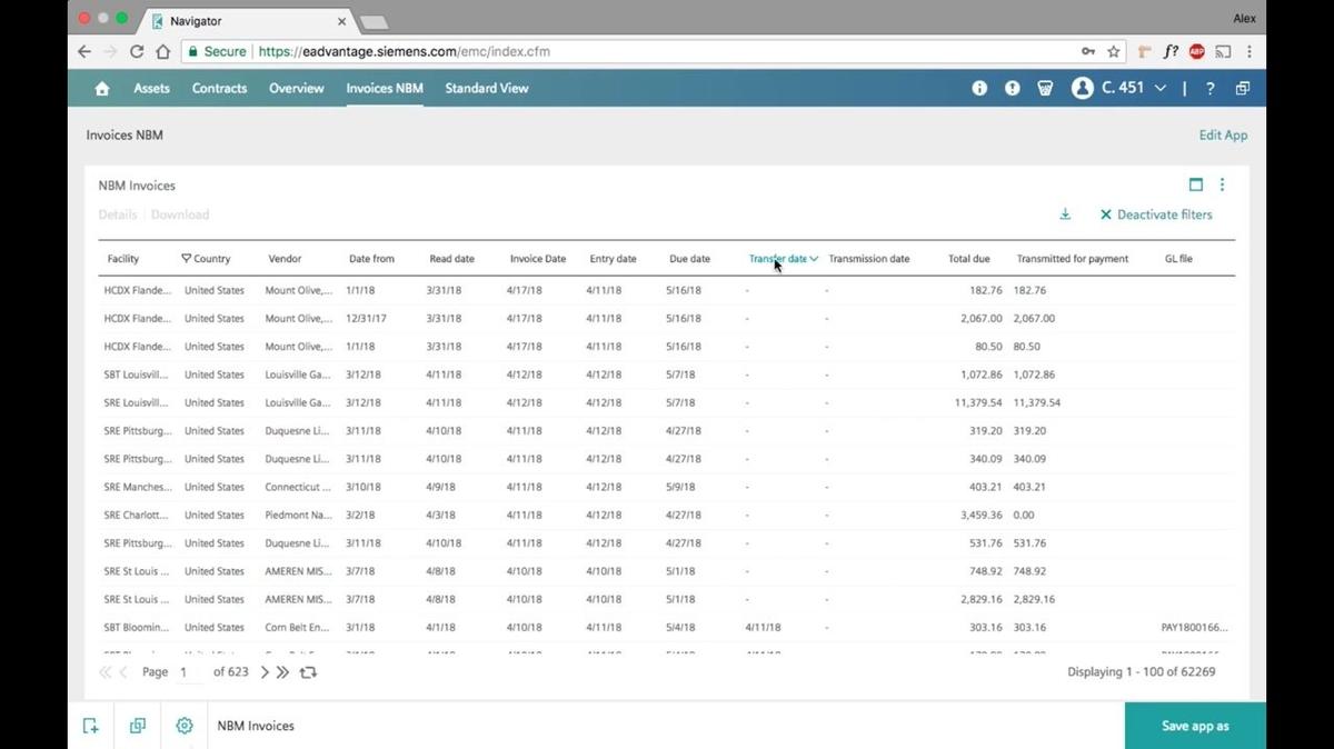 Utility 2 - The Invoices Widget Grid
