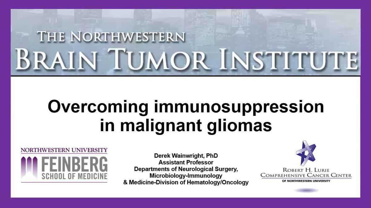 Overcoming Immunosuppresion in Malignant Gliomas