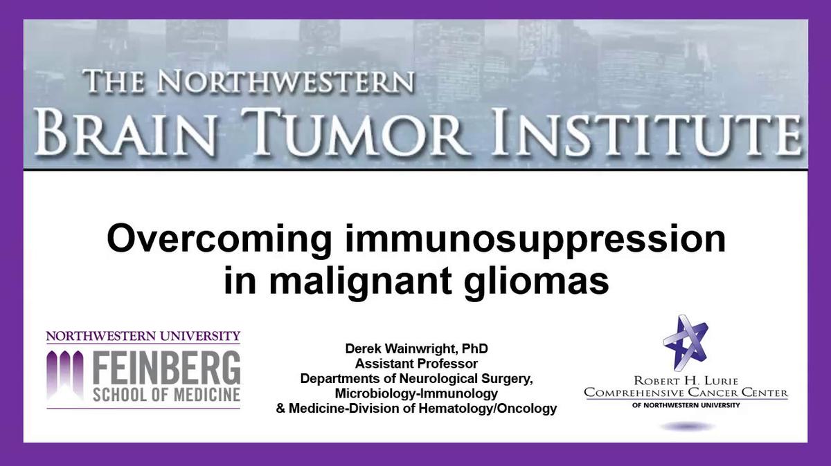 Overcoming Immunosuppresion in Malignant Gliomas