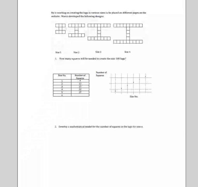 SM II 1.2 Comparing Linear and Quadratic Models Part 1 (Task 1.2B).mp4
