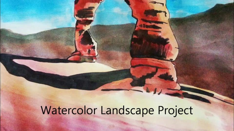 Watercolor Landscape Project.mp4
