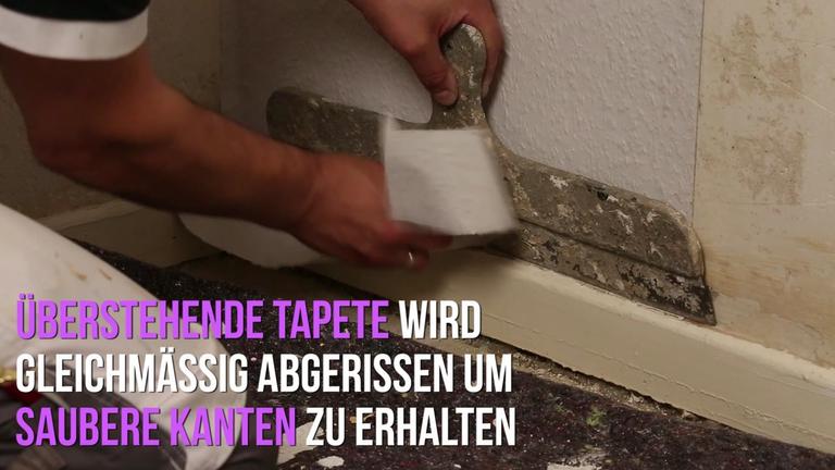 Vliestapete tapezieren