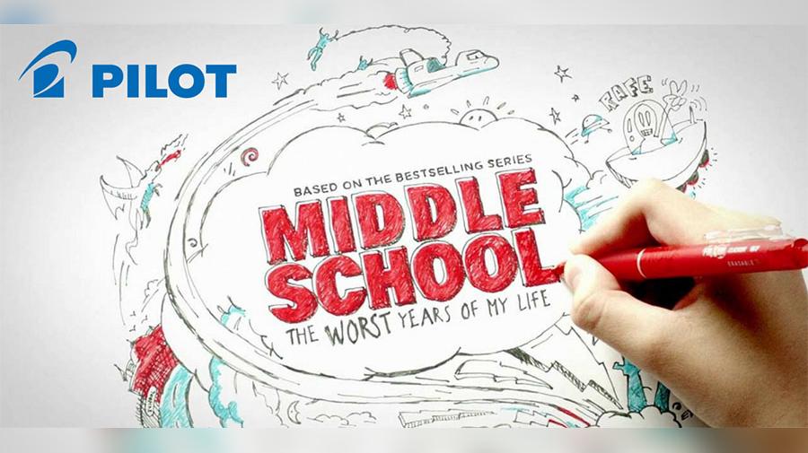 Middle School Pilot Pen Frixion Ad
