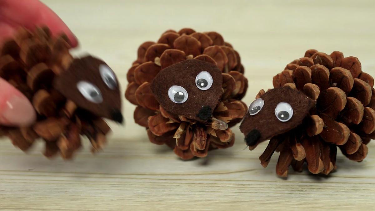 Igel basteln