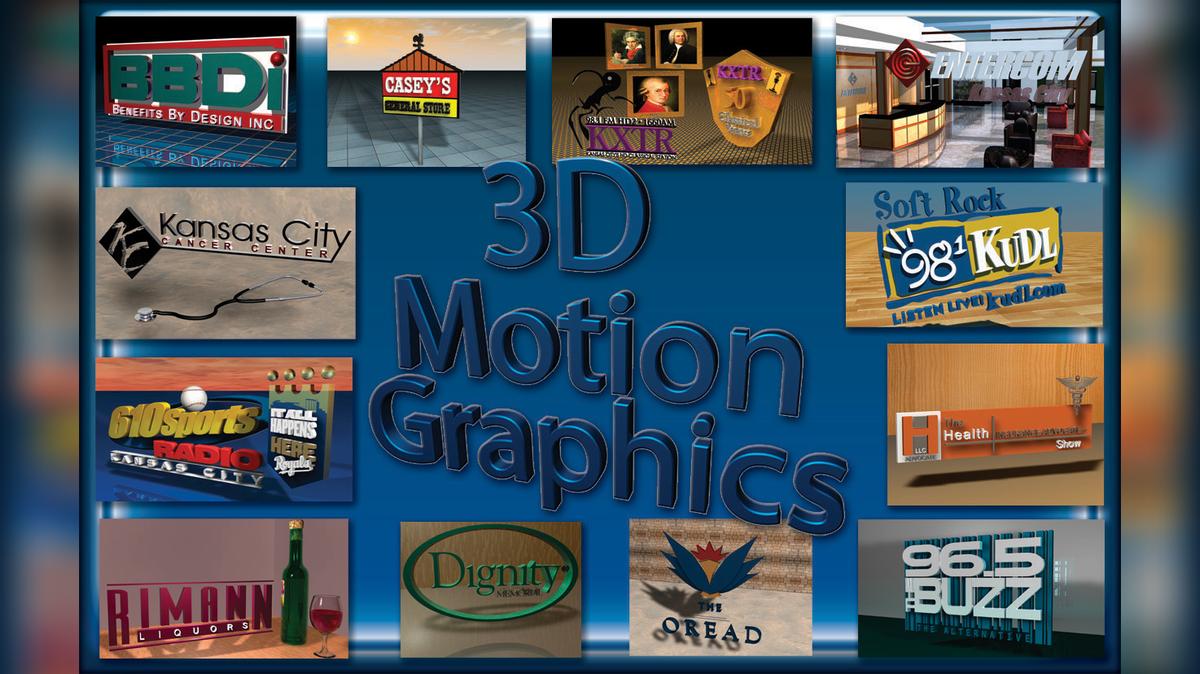 3D Motion Graphics Demo Reel