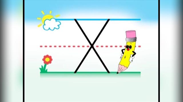 mr-pencil-letter x writing.mp4