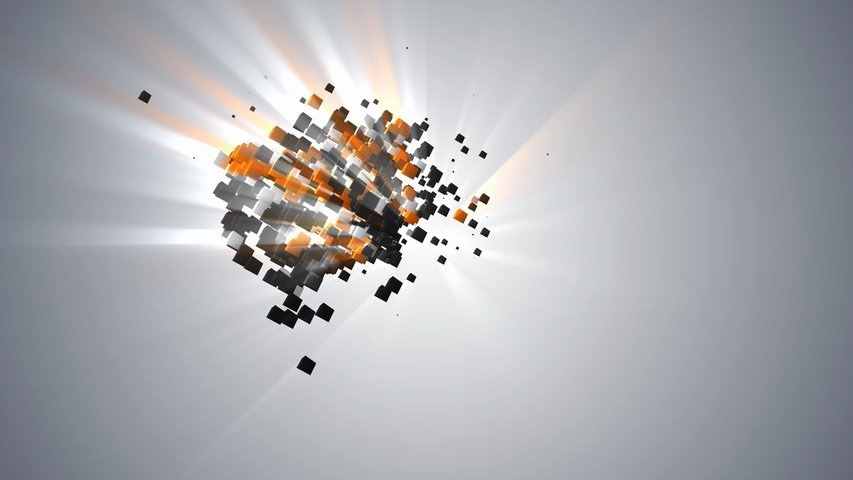 Create this blocks logo reveal animation