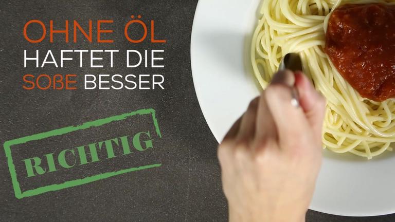 5 Fehler beim Spaghetti kochen