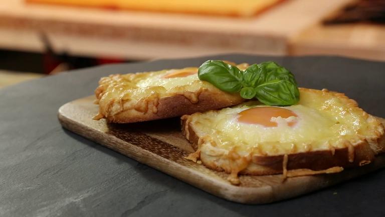 Foodhack: Toast-Käse-Spiegelei