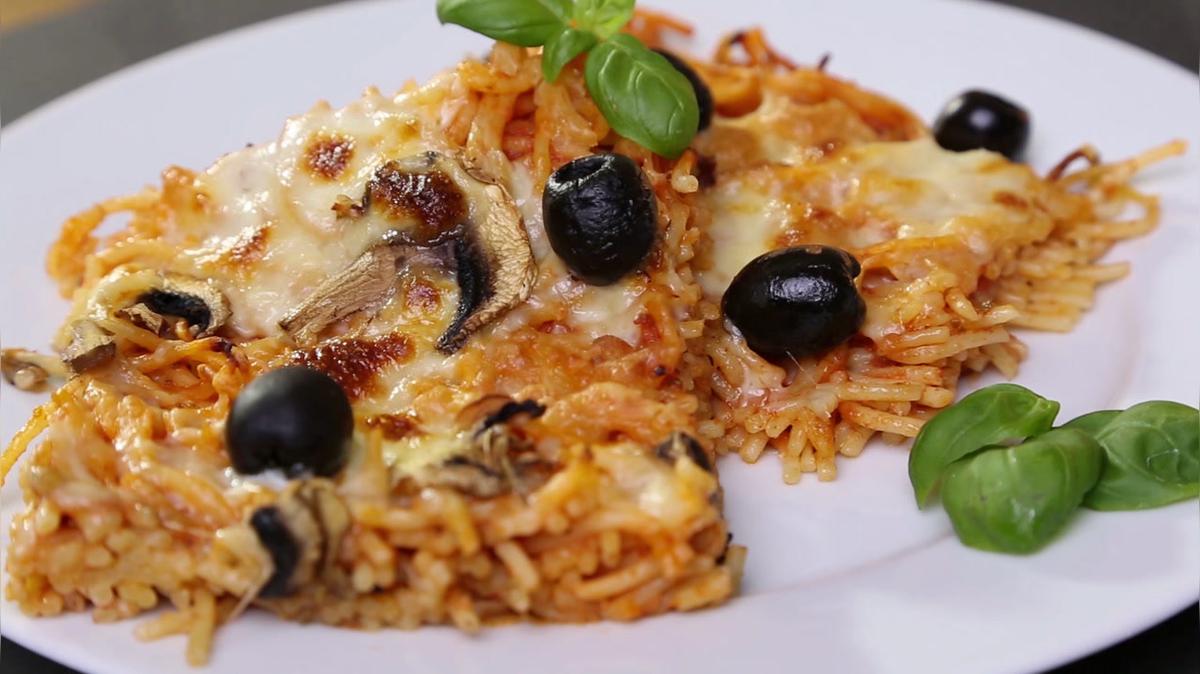 Easy Food: Pizza oder Pasta? Die Lösung: Spaghettipizza