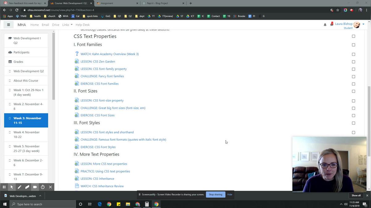 Web Development Kahn Academy Week 3
