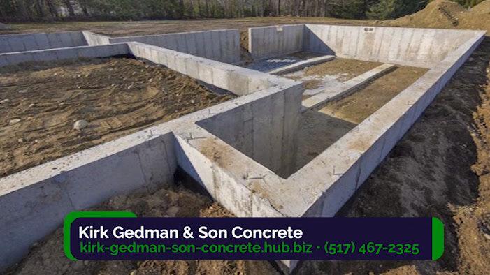 Concrete Contractor in Brooklyn MI, Kirk Gedman & Son Concrete
