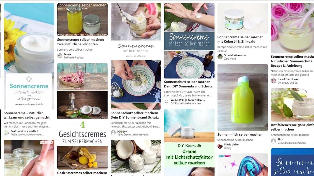 Riskanter Pinterest-Trend: Ärzte warnen vor DIY-Sonnencreme