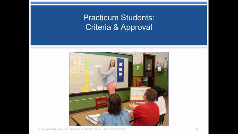 Practicum Student Selection and Approval (3:05)