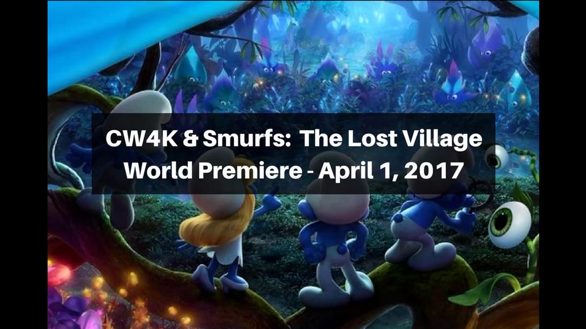 CW4K - Smurfs Premiere - April 1st 2017