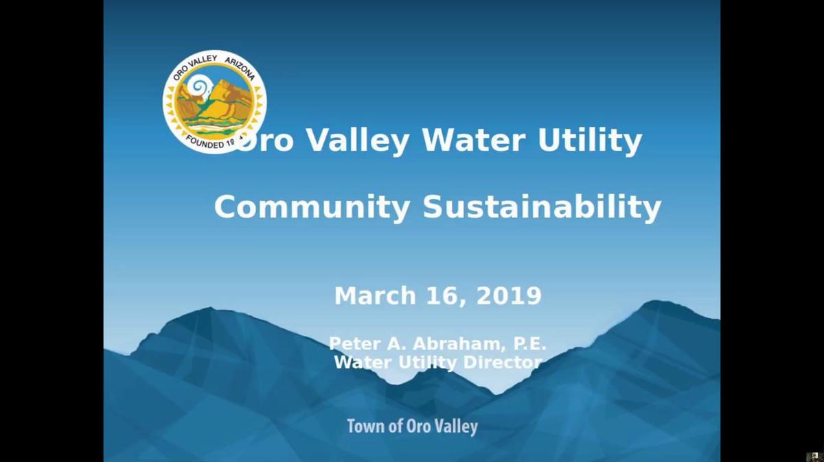 Water Presentation, Peter Abraham - Government Affairs Committee 03162019