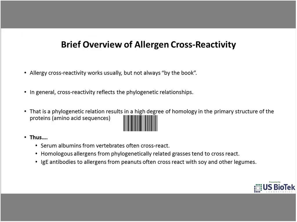 Demystifying Allergic Cross-Reactivity