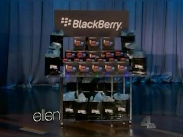 BlackBerry - Ellen Giveaway