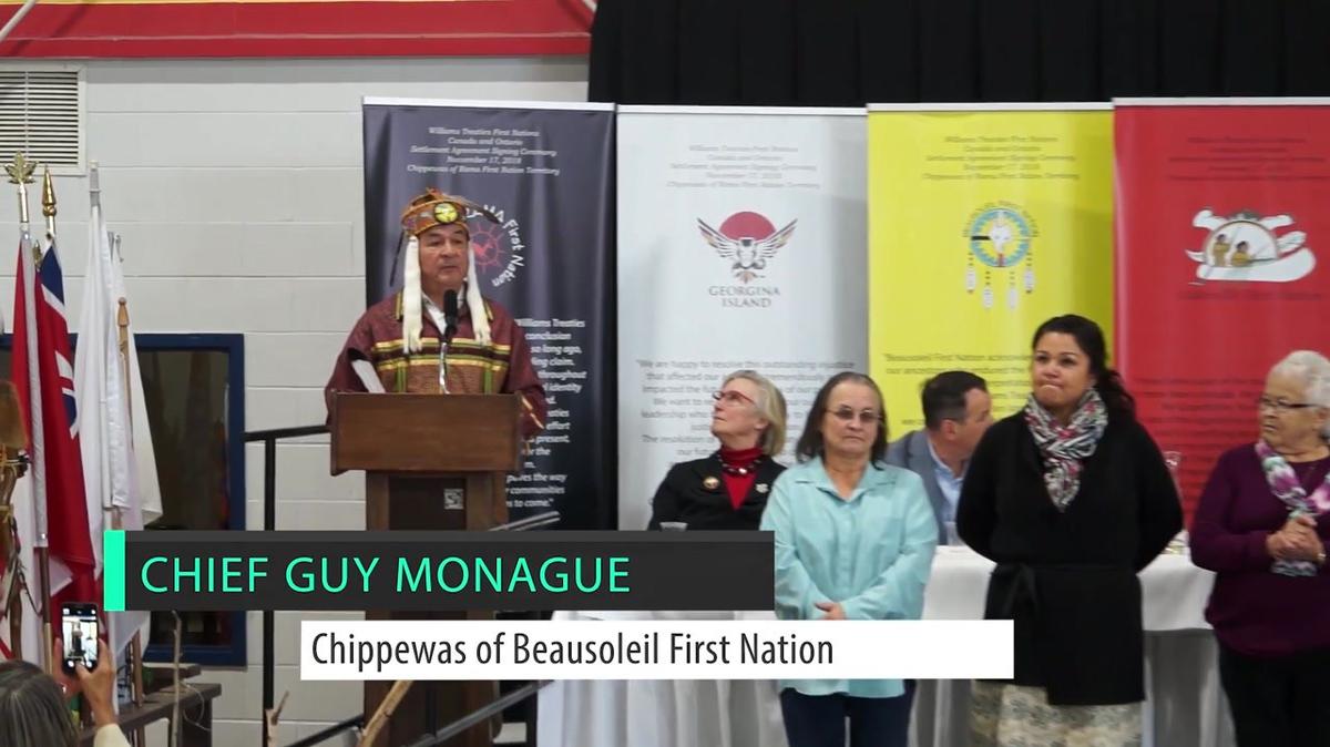 11 - Chief Guy Monague, Chippewas of Beausoleil First Nation