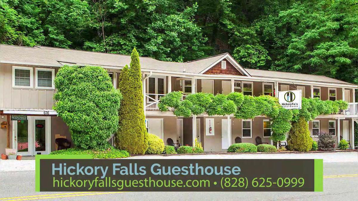 Hotel in Chimney Rock NC, Hickory Falls Guesthouse