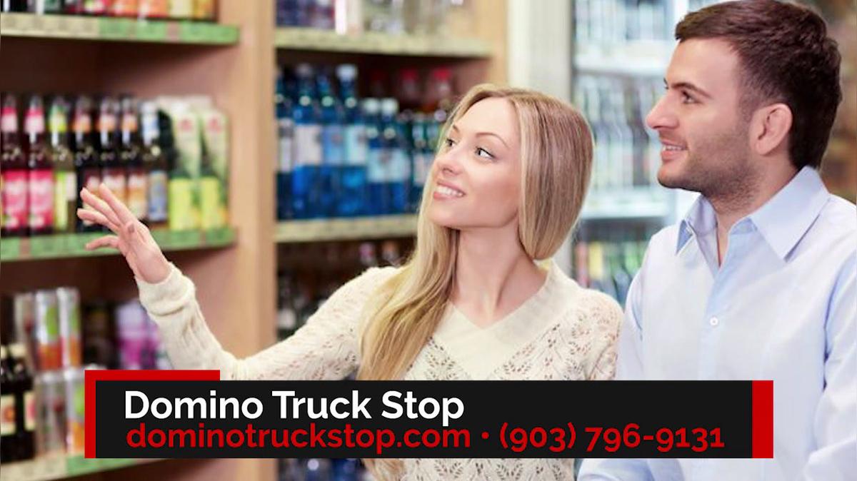 Truck Stop in Queen City TX, Domino Truck Stop