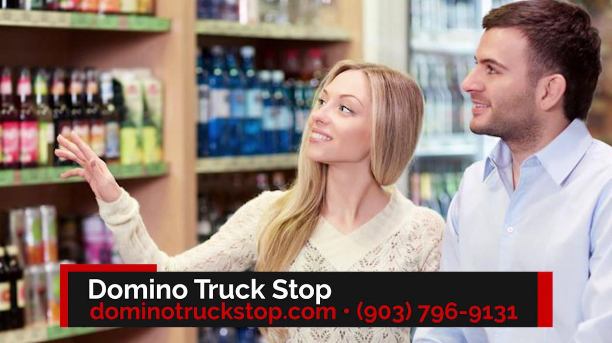 Truck Stop in Queen City TX, Domino Truck Stop