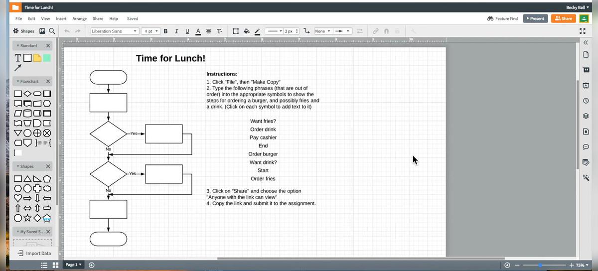 Time for Lunch Flowchart Tutorial.mp4