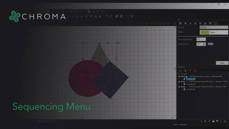 Chroma: Sequencing Menu