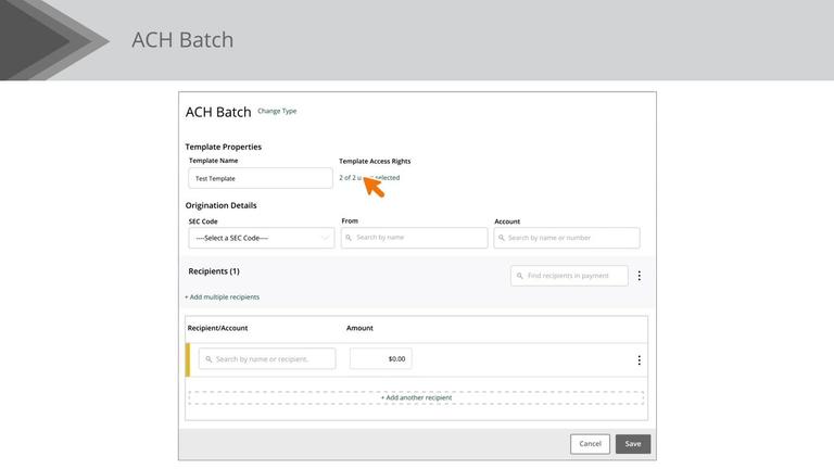 Creating an ACH Batch