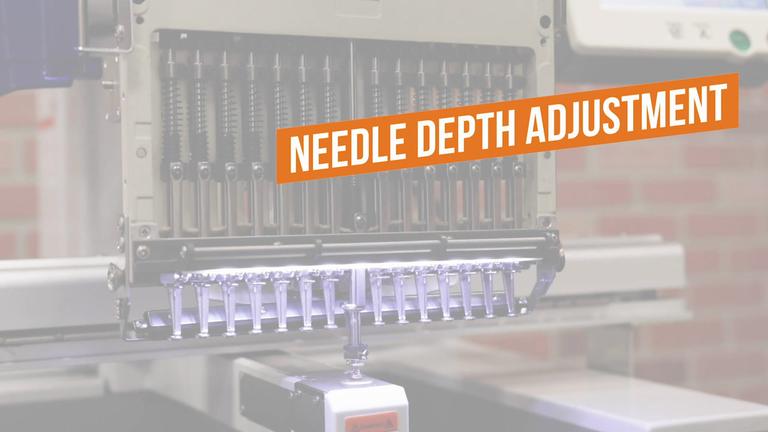 Needle bar depth - TC