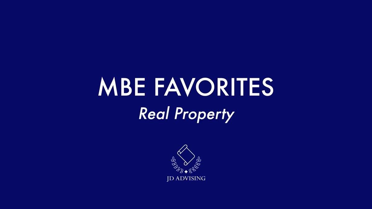 MBE Favorites Real Property.mp4