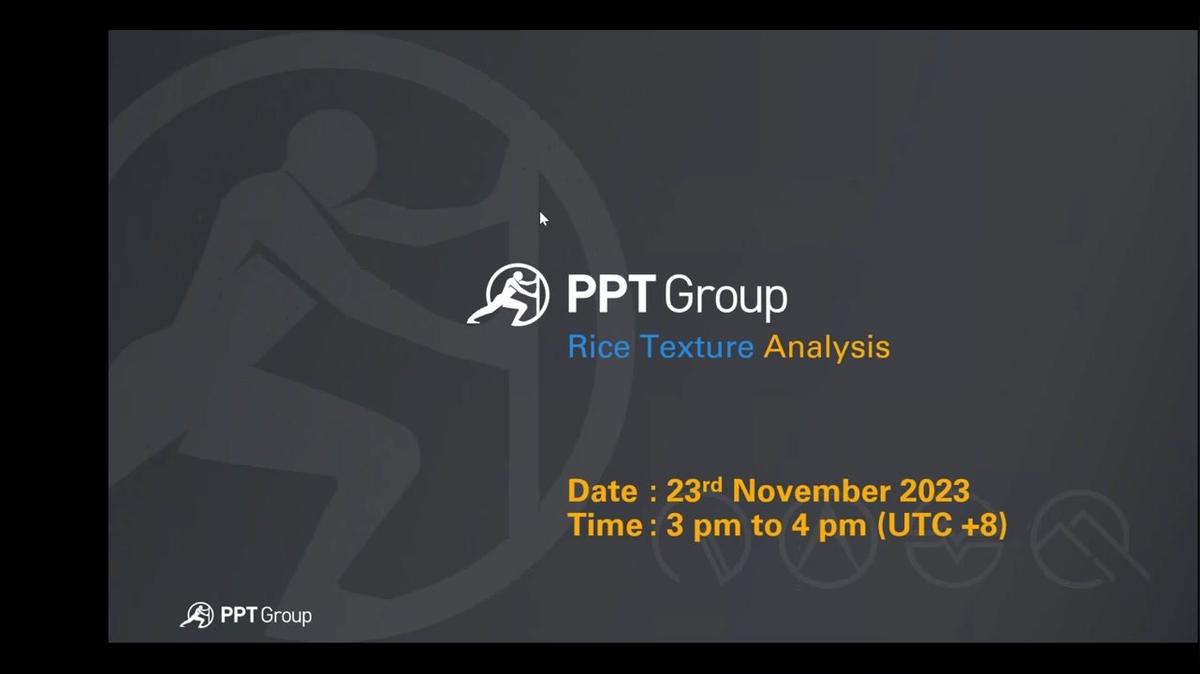 Mecmesin Webinar_ Rice Texture Analysis