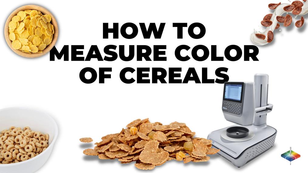 How to measure color of Cereal